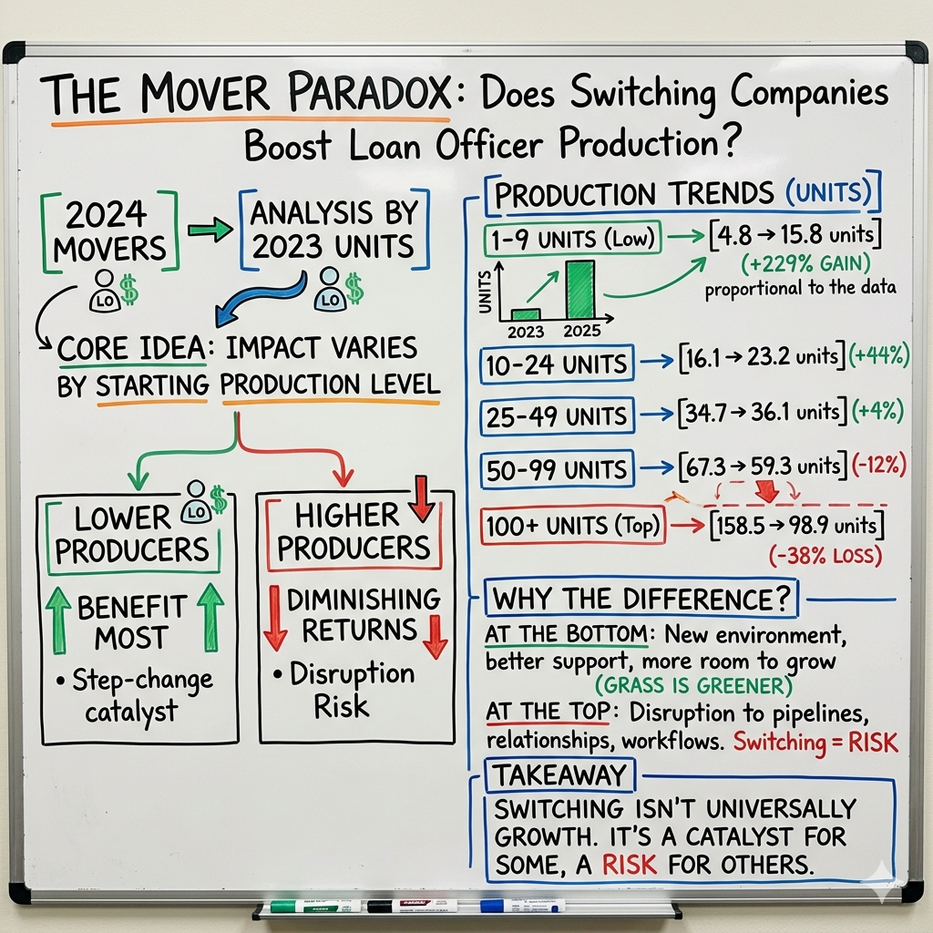 Mortgage Market Intel #17 - Is the Grass Greener… for Everyone? A Deeper Look at LO Movers