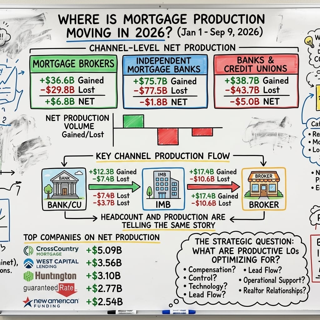 Mortgage Market Intel #41 - Where Is Mortgage Production Moving in 2026?
